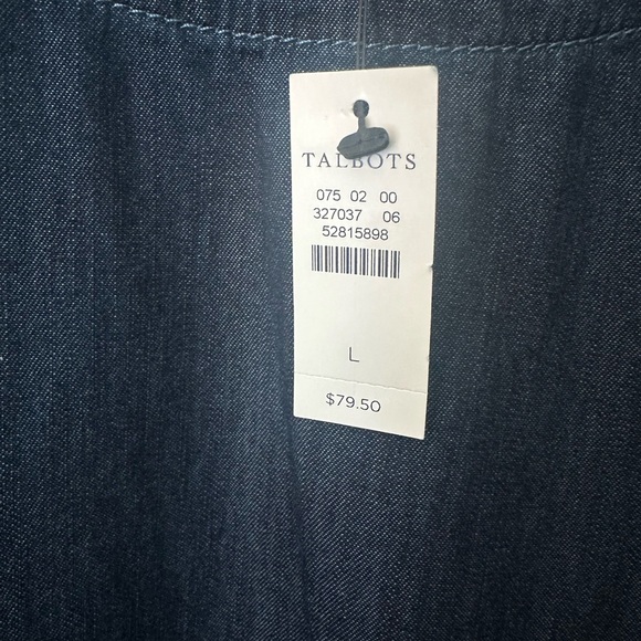 Talbots Dark Blue Denim Tunic - Picture 3 of 3
